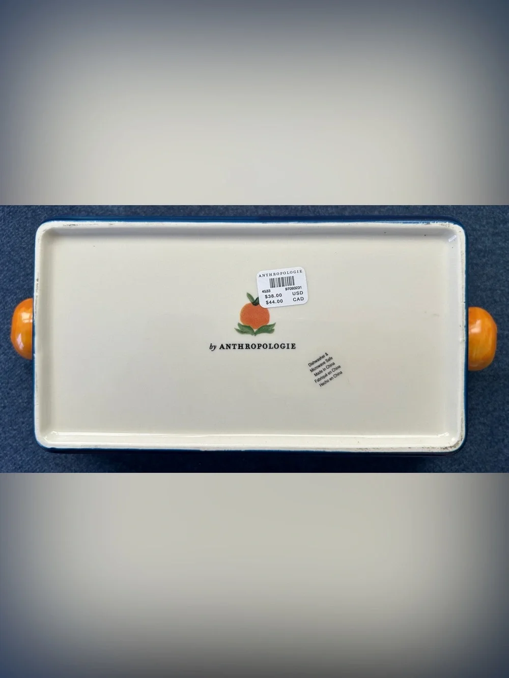 NWT Anthropologie Valencia Stoneware Loaf Pan